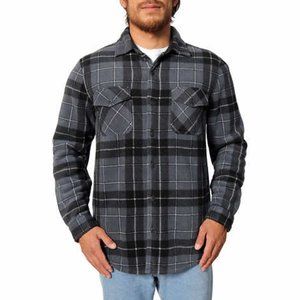 Freedom Foundry Men’s Super Plush Shirt Jacket - Gray
